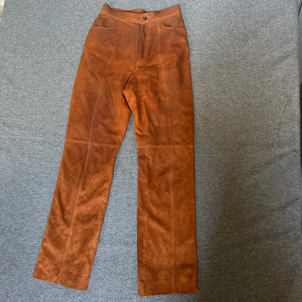 Dana Buchman suede pants, vintage, small